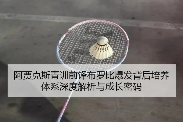 阿贾克斯青训前锋布罗比爆发背后培养体系深度解析与成长密码